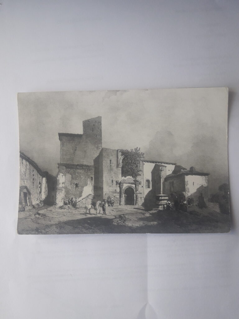 Vue de l'église en 1830